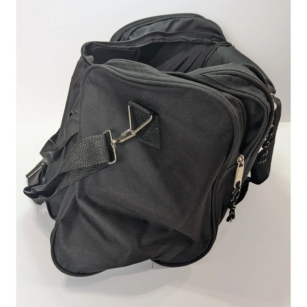 Argo Sport Duffel Bag Mens Large Black Excellent Tactical Travel Gym Gear Bag